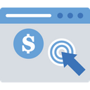 Earnings Pay Per Click Monetization Icon