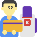 Payment Declined Credit Debit Icon