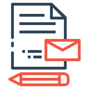 Pen Document Mail Icon