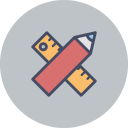 Pencil Ruler Icon