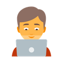 Clerk Coder Designer Icon