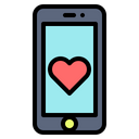 Phone Technology Heart Icon