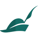 Pied Piper Hat Technology Logo Social Media Logo Icon