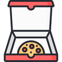 Pizza Pizza Box Pizza Pack Icon