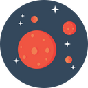 Planet Astrology Satellite Icon