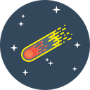 Planet Comat Space Icon