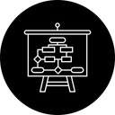 Planning Strategy Tactics Icon