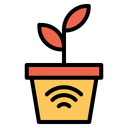 Smart Plant Automation Internet Of Things Icon