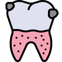 Plaque Teeth Decay Teeth Icon