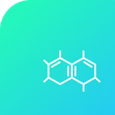 Polymer Science Hexagon Icon