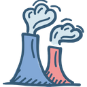 Factory Power Plant Generation Icon