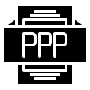 Ppp File Type Icon