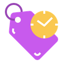 Tag Time Timer Icon