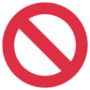 Prohibited Entry Forbidden Icon