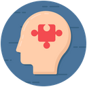 Psychology Brainteaser Jigsaw Icon