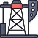 Pumpjack Oil Extract Oil Icon