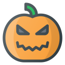 Pumpkin Lamp Halloween Icon