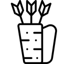Quiver Bow Arrows Icon