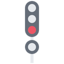 Railway Traffic Light Train Traffic Light Train Signal Icon