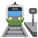 Railway Train Station Icon