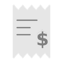 Receipt Bill Invoice Icon