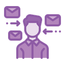 Receive Mail Message Icon