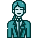 Receptionist Woman Avatar Icon