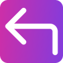 Reply Left Arrow Direction Icon