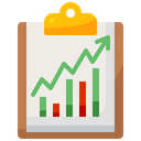 Report Growth Graphic Icon