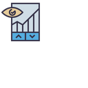 Report, Graph, Chart, Performance, Up, Down, Analysis Icon