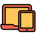 Responsive Designing Responsive Design For Laptop And Tab Responsive Design For Laptop And Tablet Icon