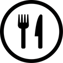 Restaurant Cutlery Fork Icon