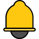 Travel Filled Ring Bell Icon