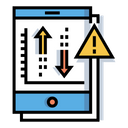 Risk Investment Warning Graph Icon