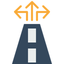 Road Map Navigation Icon
