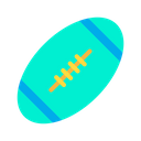 Ball Rugby Game Game Icon