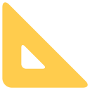 Ruler Set Triangle Icon