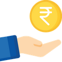 Rupee Donation Cash Icon