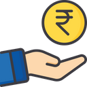 Rupee Donation Cash Icon