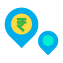 Map Navigation Bank Pointyer Bank Location Icon