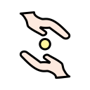 Sadaqah Symbol Donation Icon
