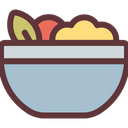 Salad Bowl Salad Food Icon