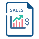 Sales Growth Finance Icon