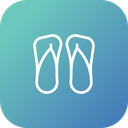 Sandals Flipflop Slippers Icon