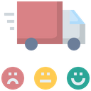 Satisfaction Logistic Transportation Icon