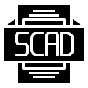 Scad File Type Icon