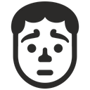 Scare Child Face Icon