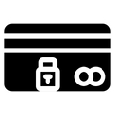 Key Lock Secure Card Lock Card Icon