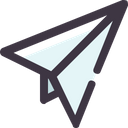 Send Telegram Paper Icon
