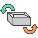 Send Receive Package Icon